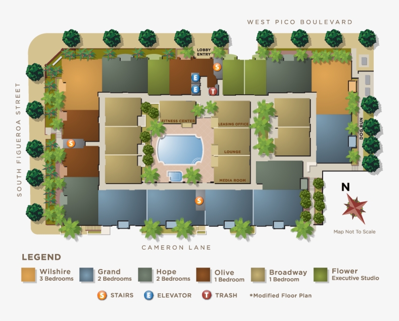 City Lights Site Plan - City Lights Apartment Map, transparent png #1375369