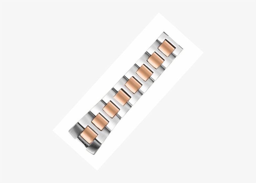 Philip Steel,rose Gold,two - Bracelet, transparent png #1375438