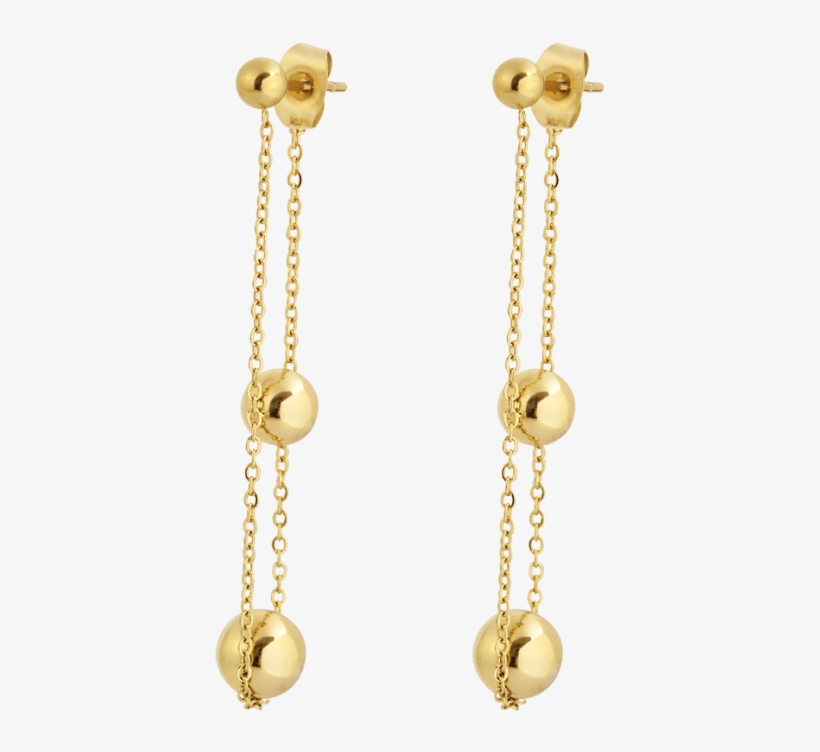 18k Gold-plated Jewelry By Gold Time Intl - Earrings, transparent png #1375580
