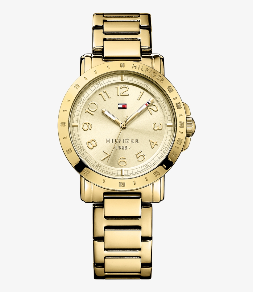 Picture Of Women's Gold-plated Watch - Stainless Steel Watch Tommy Hilfiger One Size, transparent png #1375610