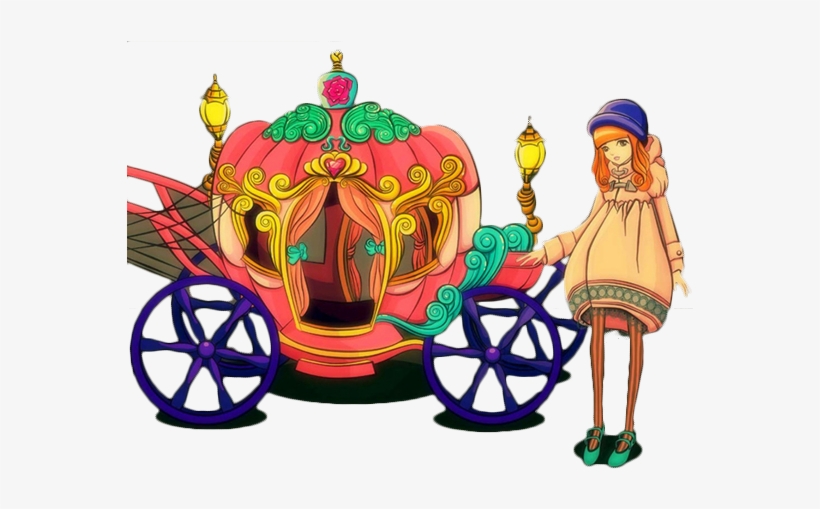 Cinderella Pumpkin Carriage Clipart At Getdrawings - Xe Ngựa Hoạt Hình, transparent png #1375611