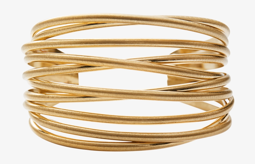 Dansk Smykkekunst Silver Multi Strand Bangle, transparent png #1375666
