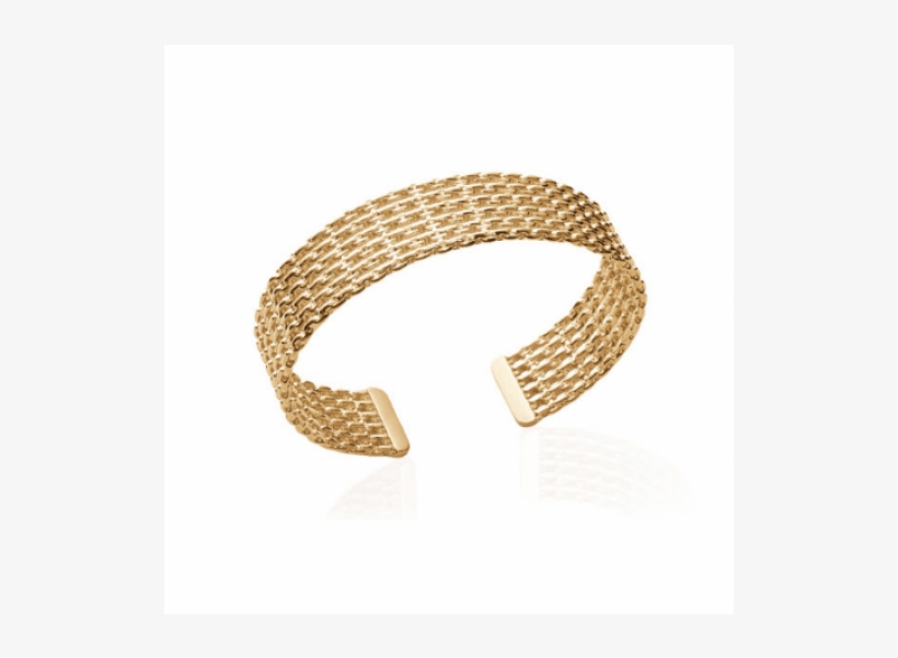 18 Karat Gold Plate Anchor Me Bangle - Bracelet Jonc Maillons Chainettes Argent 925/ Rhodié, transparent png #1375683