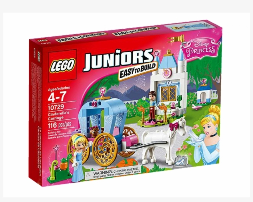 Lego 10729 Juniors Disney Princess Cinderella’s Carriage, transparent png #1375934