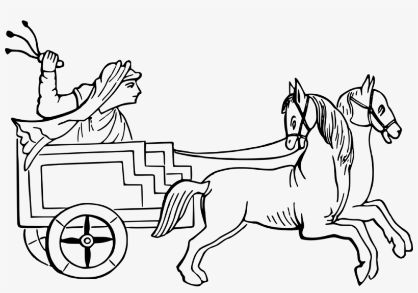 Carriage Chariot Charioteer - Chariot Clip Art, transparent png #1376147