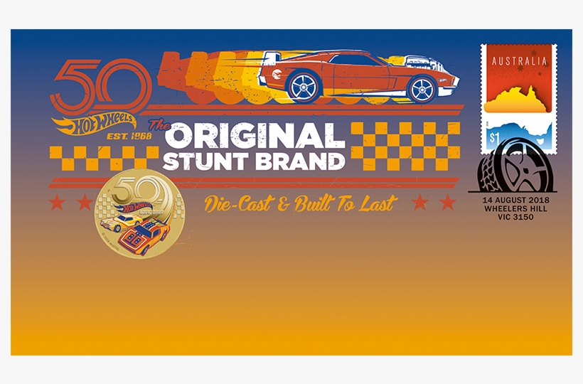Hot Wheels Postal Numismatic Cover, transparent png #1376221
