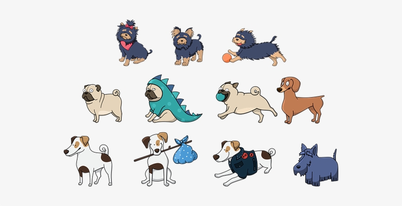 Dog Animals Pet Cute Happy Funny Funny Dog - Cute Animal Stickers Printable, transparent png #1376764