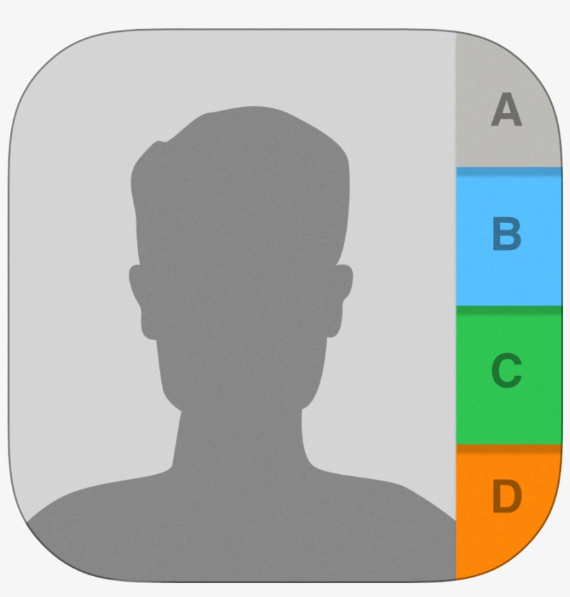 Contacts Icon - Ios 10 Contacts Icon, transparent png #1376905