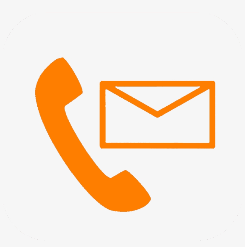 Contact Icons Png - Contact Icon Orange Png, transparent png #1376938