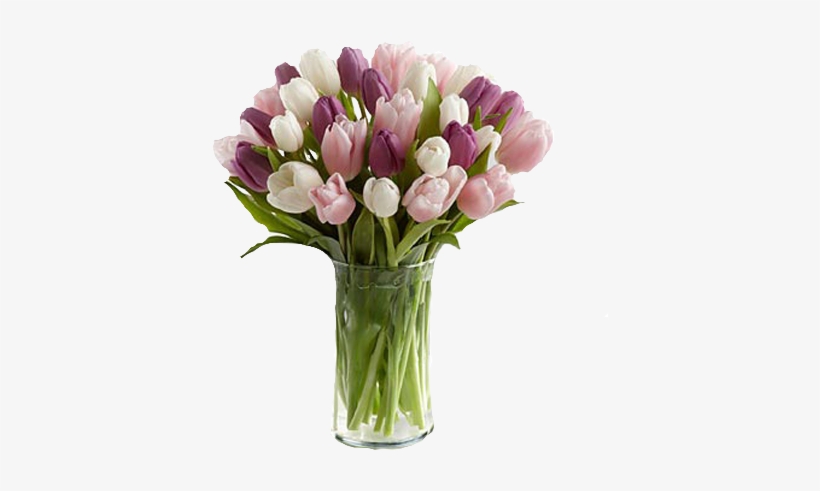 Painted Skies Tulip Bouquet - Feel Better And Get Well Soon, transparent png #1377040
