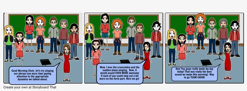 Team Choir - Cartoon, transparent png #1377158