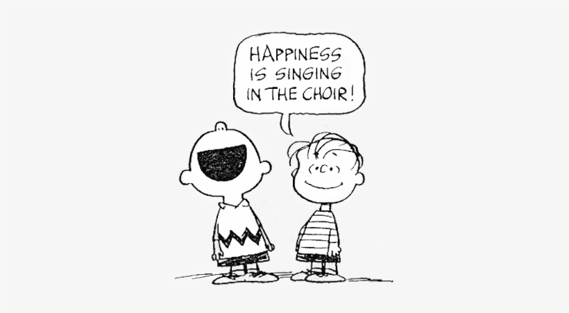 Uncle Al Fund Music Scholarship - Happiness Is Singing In The Choir Charlie Brown, transparent png #1377675
