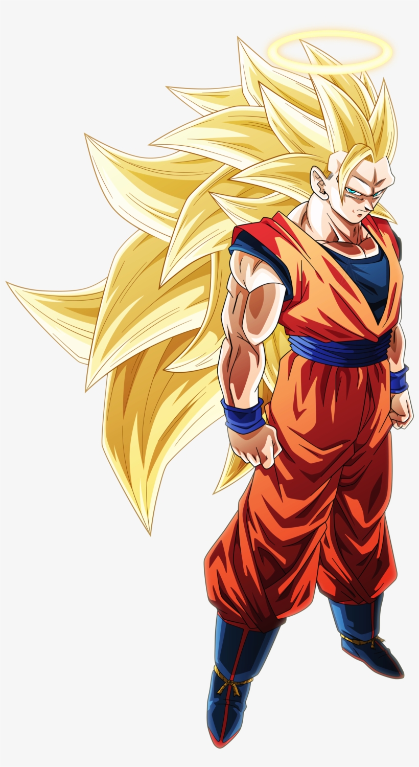 Super Saiyan 3 Goku Png Clip Royalty Free Stock - Super Saiyan 3 Goku Angel, transparent png #1377992