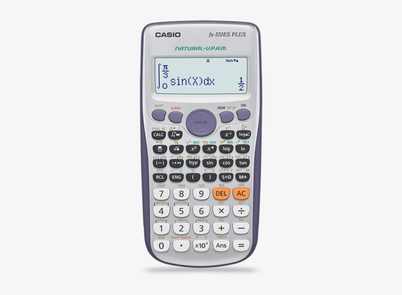 Casio Fx 570es Plus Calculator - Scientific Calculator Malaysia Price, transparent png #1377997