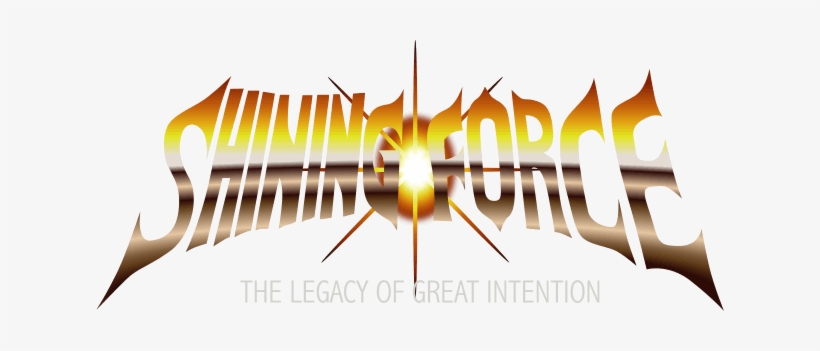 21kib, 628x271, Shining - Shining Force Logo Png, transparent png #1378190