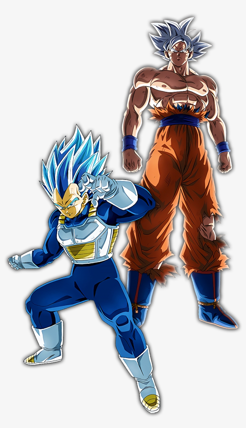 Mastered Ultra Instinct Goku & Evolution Blue Vegeta dokkan 