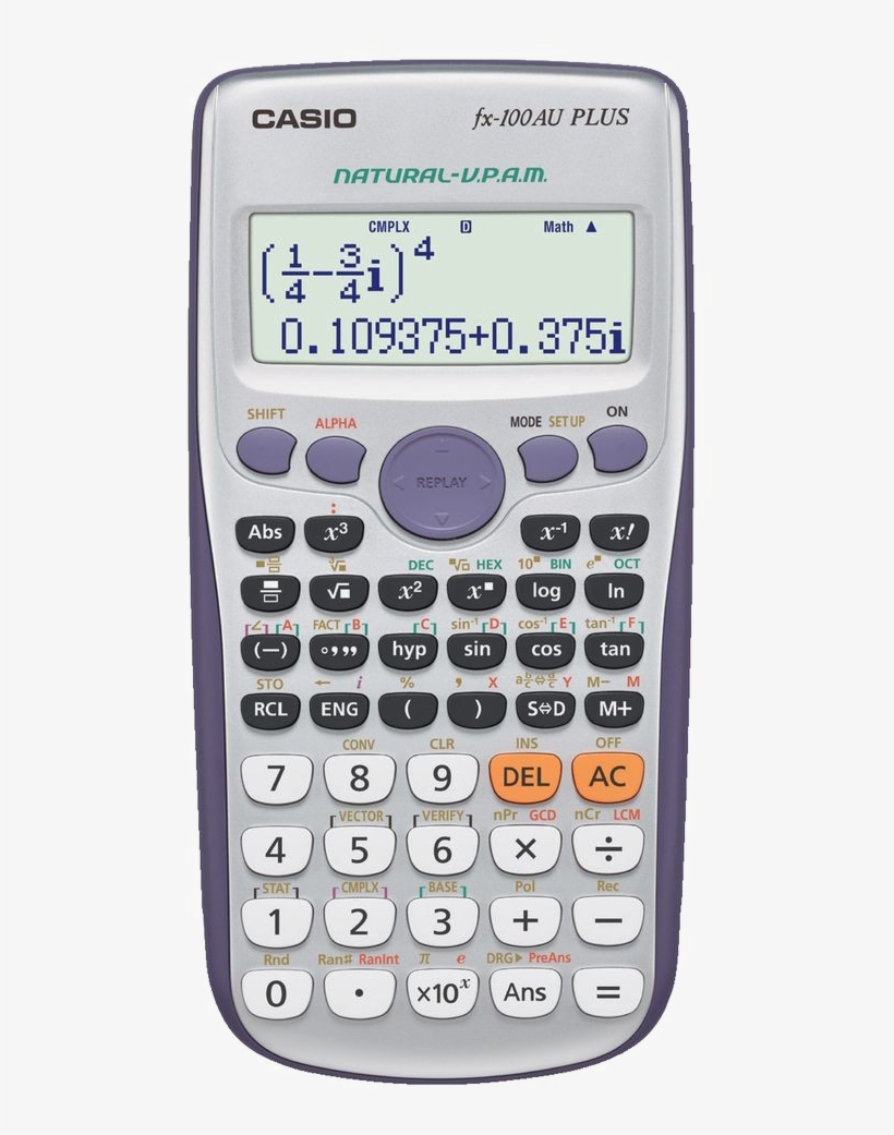 Scientific Calculator Png Transparent Image - Casio Fx 570es Plus, transparent png #1378384