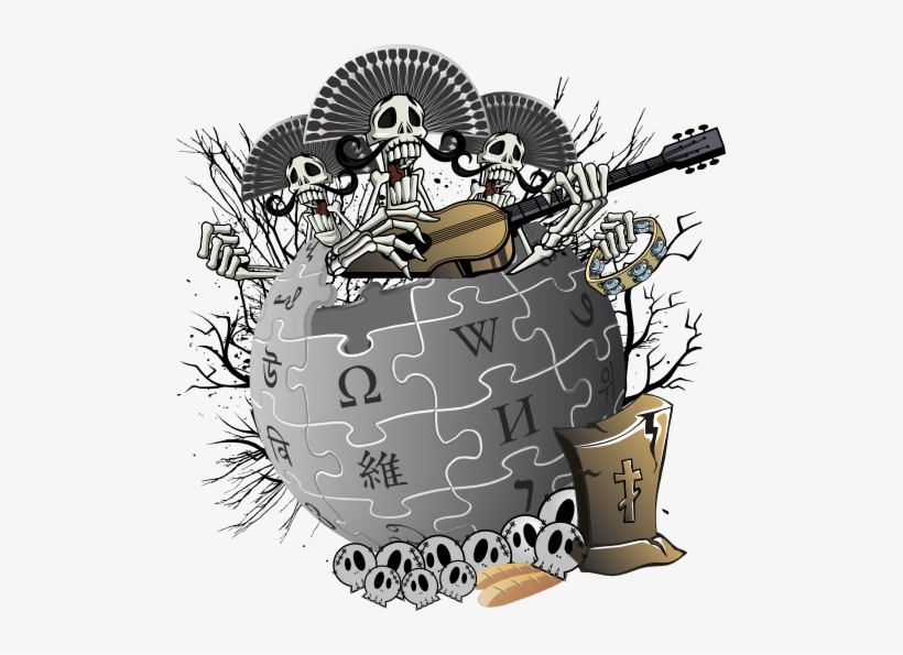 Wikipedia Day Of The Dead - Wikipedia, transparent png #1378596
