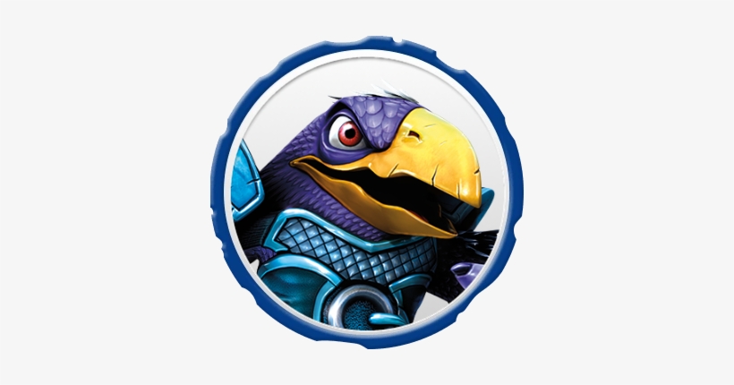 Cross Crow Villain Icon - Skylanders Cross Crow, transparent png #1378617