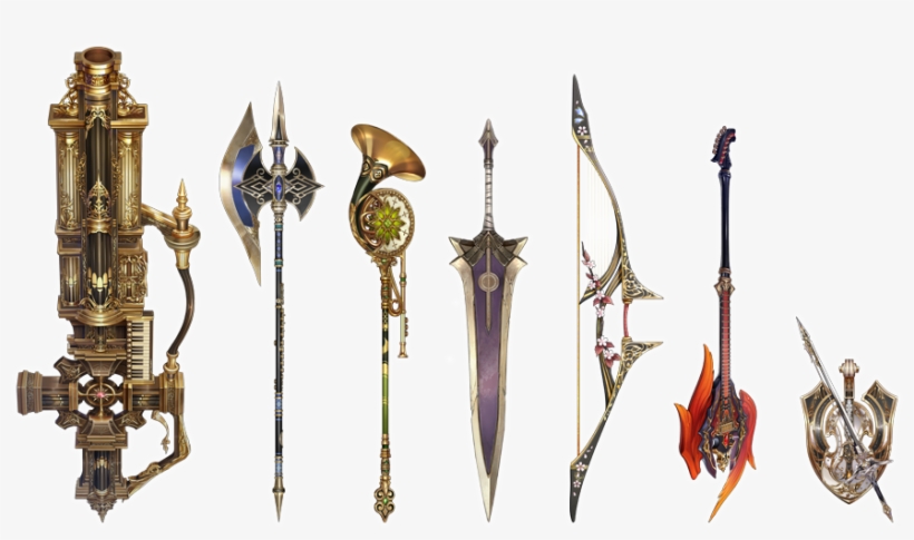 Shining Resonance Weapons Artwork - Shining Resonance Refrain Weapons, transparent png #1378735