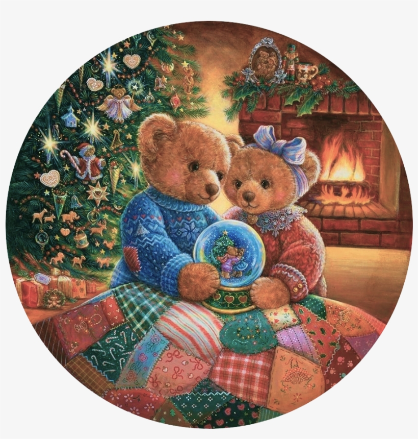 Bears W Wg Xmas - Design & Illustration, transparent png #1378875