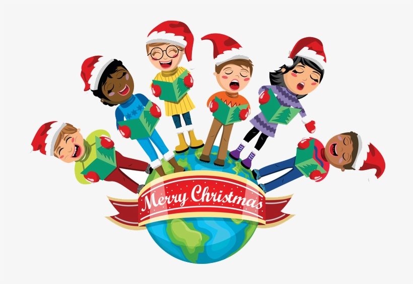 Kids Xmas - Multicultural Christmas, transparent png #1379063