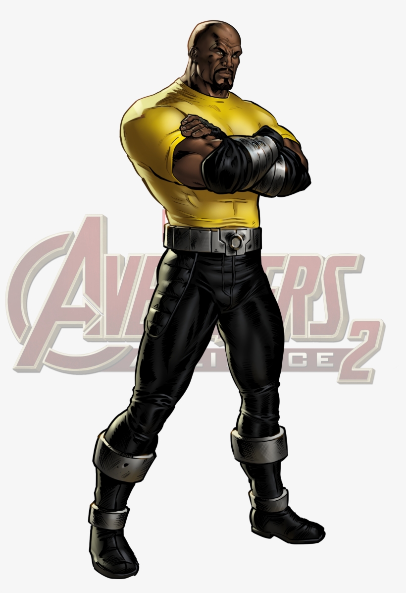 Icon Luke Cage - Avengers Alliance 2 Luke Cage, transparent png #1379123