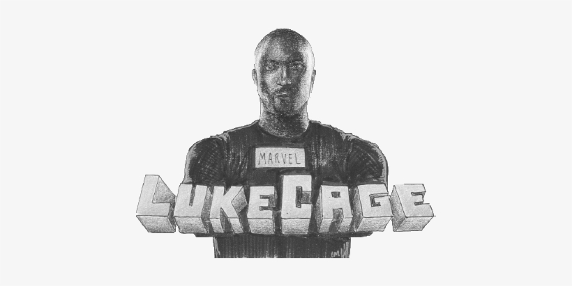 Lukecage Copy - Monochrome, transparent png #1379411