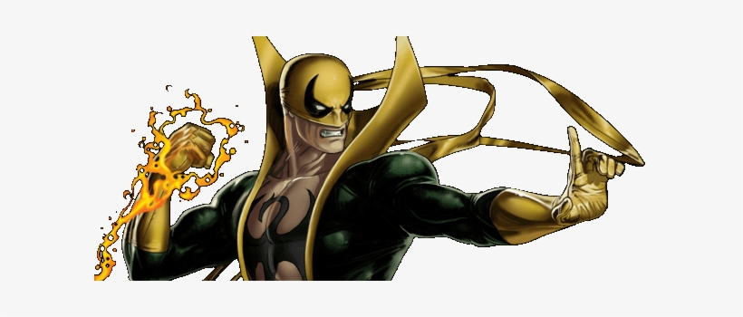 What's Also Great Is That Iron Fist Has A Running Relationship - Puño De Hierro Marvel, transparent png #1379472