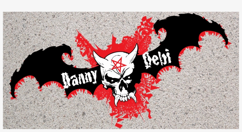 View Larger Image Winged Evil Skull With Horns And - Logo, transparent png #1379822