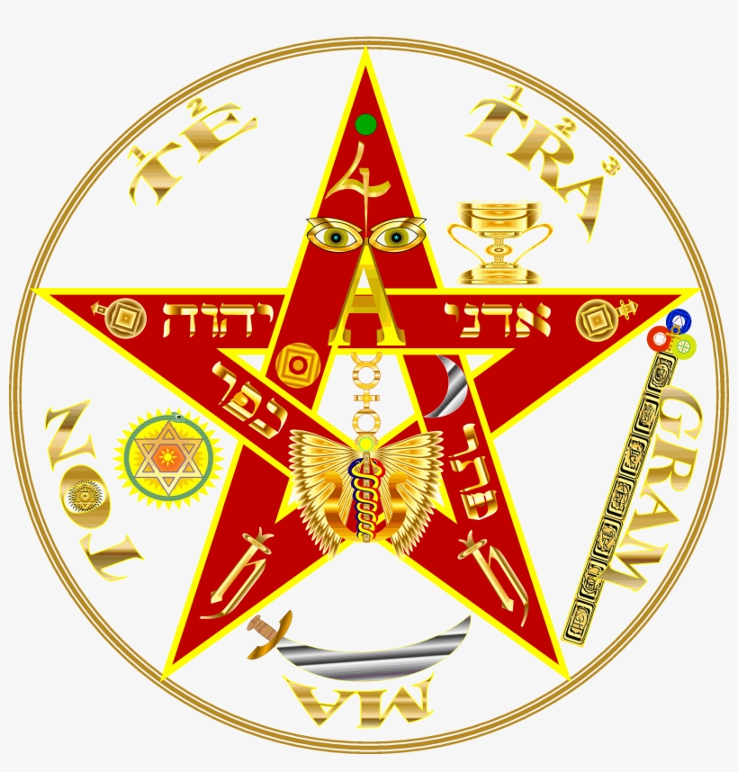 Symbol The Esoteric Pentagran Click And Clik - Tetragrammaton Eliphas Levi Meaning, transparent png #1379852