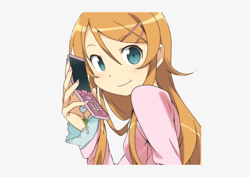 Kirino Phone Headshot Png By Natsumitakahashi On Deviantart - Konna Ni Kawaii Wake Ga, transparent png #1379905