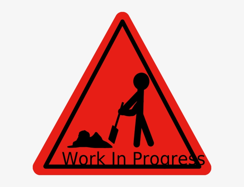 Clipart Info - Work In Progress Sign, transparent png #1380418