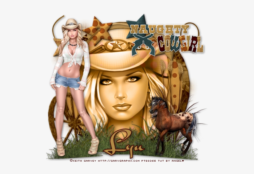 Naughty Cowgirl ♥ - Illustration, transparent png #1380462