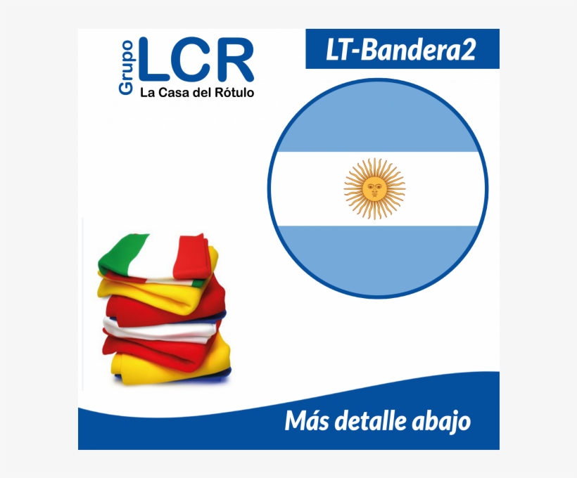 Bandera De Argentina - Polyvinyl Chloride, transparent png #1380946
