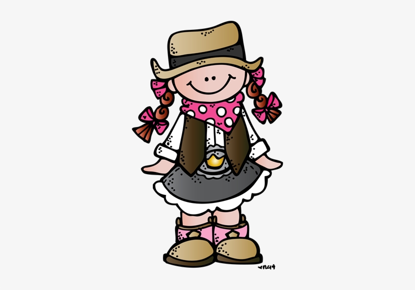 Cowgirl - Melonheadz Clipart Cowboy, transparent png #1381048