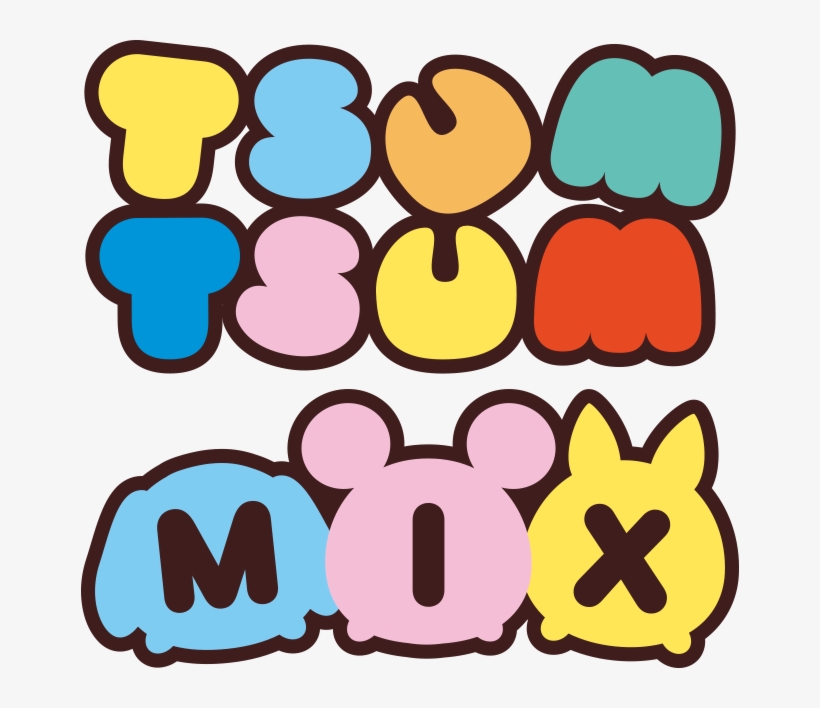 Disney Tsum Tsum Mix - Tsum Tsum Logo Png, transparent png #1381225