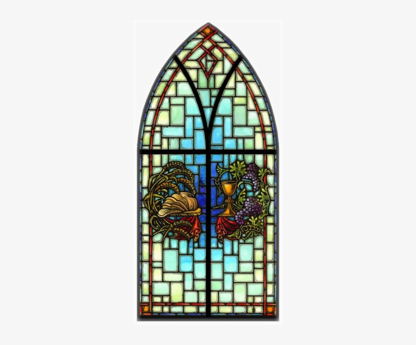 This Double Lancet Window Will Depict The Familiar - Stain Glass Window Png, transparent png #1381269