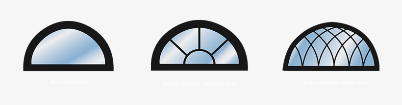 Fixed Glass Radial Windows - Radial Windows, transparent png #1381403