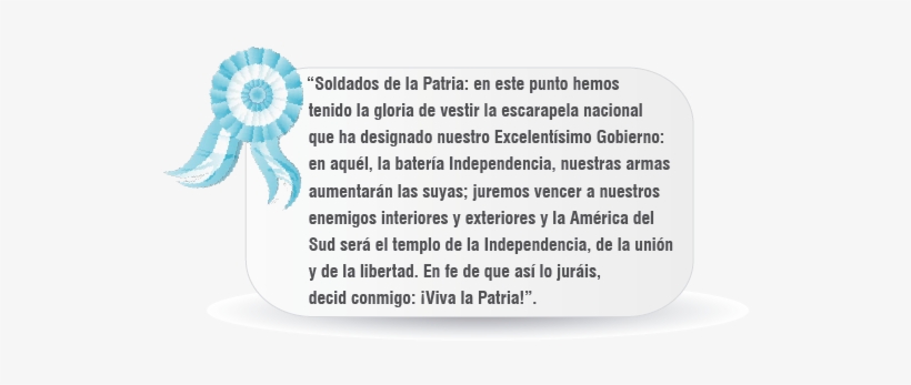 La Bandera Tenía Los Colores De La Escarapela Y Su - Escarapela Argentina, transparent png #1381448