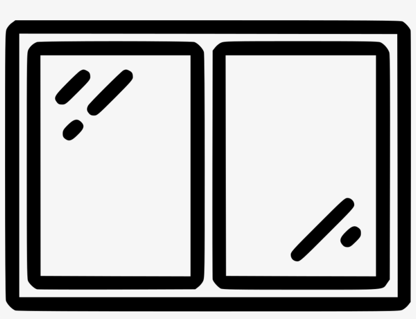 Window Glass Home - Icon, transparent png #1381551