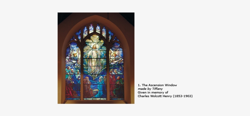 The Ascension Window - First Stained Glass Window, transparent png #1381710