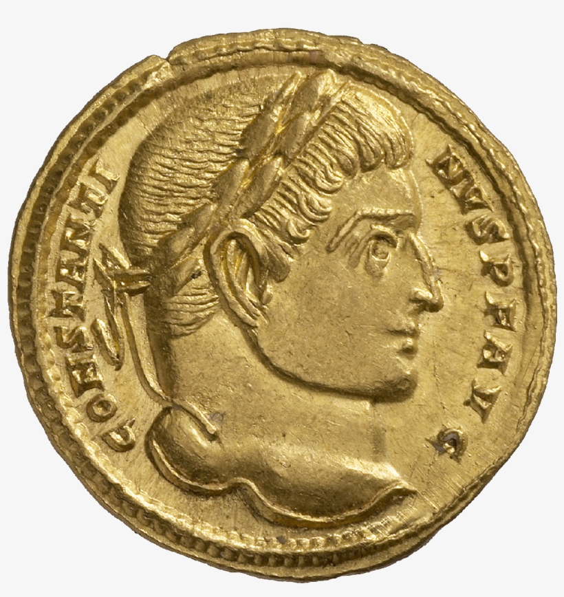 Roman Empire, Constantine I The Great, Solidus - Constantine The Great Solidus, transparent png #1381945