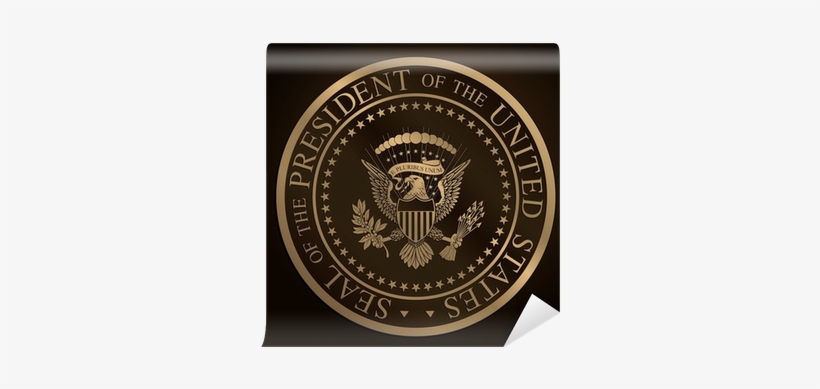 Us Golden Presidential Seal Emboss Wall Mural • Pixers® - End A Presidency: The Power Of Impeachment, transparent png #1382185