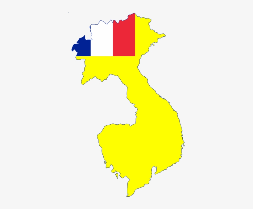 377px-flag Map Of French Indochina (377×599) How - French Indo China Flag, transparent png #1382546