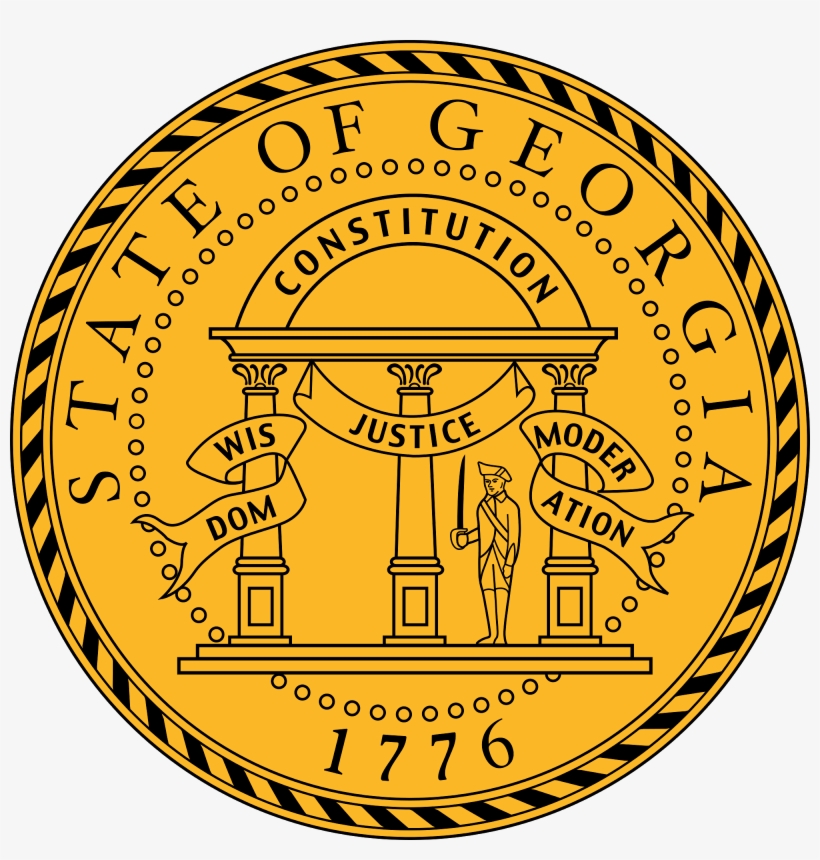 Georgia State Seal 2018, transparent png #1382568