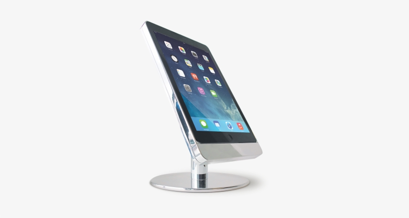 Table Base Eve Air Polished Aluminum Portrait - Basalte Eve Tablet Tischständer Ipad Air Hoch, Poliertes, transparent png #1382719