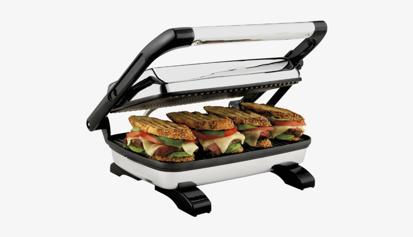 Image For Hamilton Beach Panini Grill - Sandwich Maker, transparent png #1382759