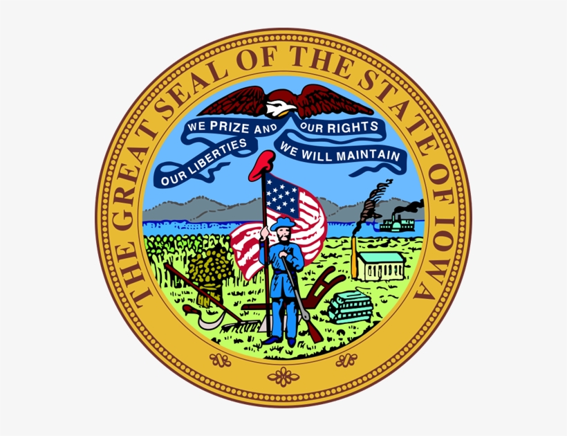 This Is The First In A Series Of Smart Politics Reports - Iowa Seal, transparent png #1382764
