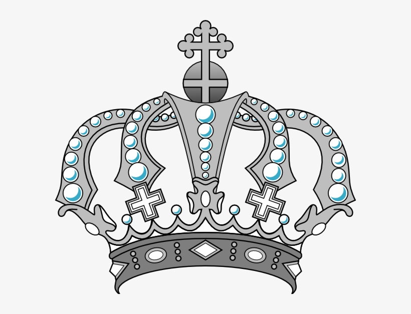 Crown Clip Art At Clker - มงกุฎ พระ ราชา ภาพ วาด, transparent png #1382928